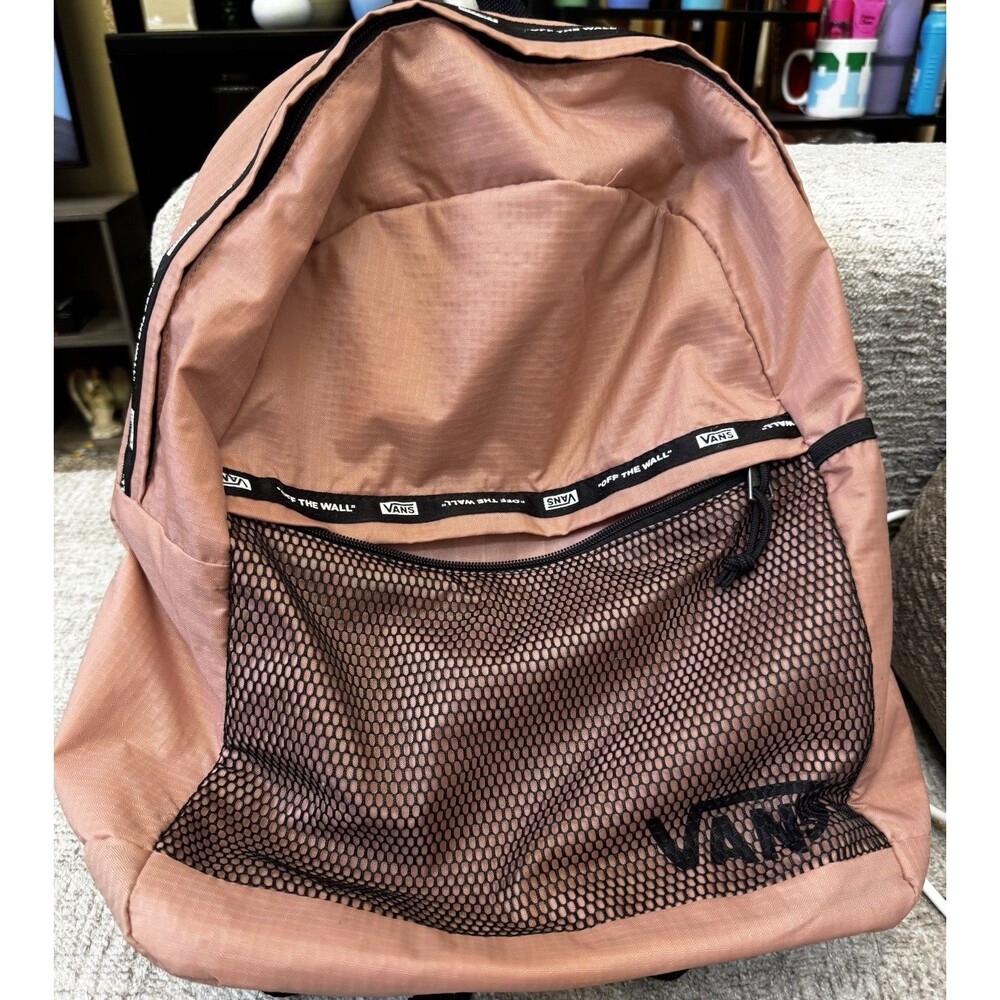 EUC Vans Pep Squad II backpack Rose Dawn / Pink